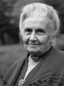 A educadora Maria Montessori