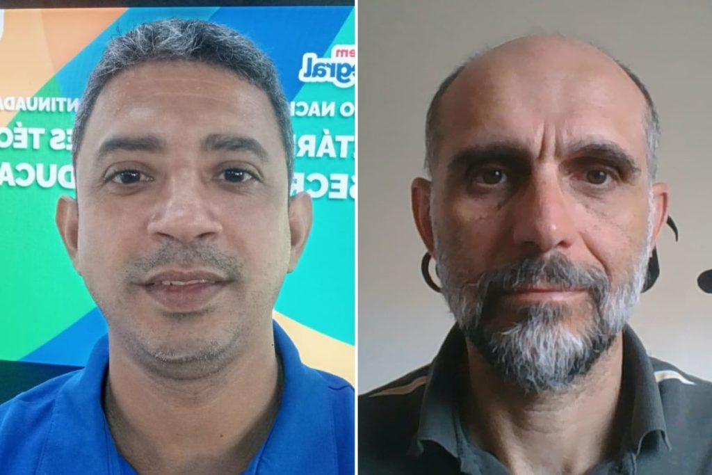 Os educadores e especialistas em financiamento da educação Valdson José de Santana Junior e Marcos Edgar Bassi