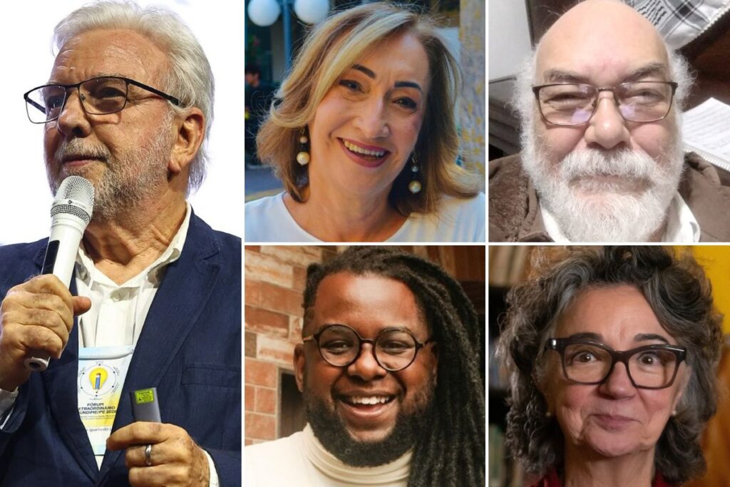 Mesa 2 do Educação Integral em Debate 2026 com André Lazaro, Lucia Santos, Elie Ghanem, Giovani Rocha e Tereza Perez